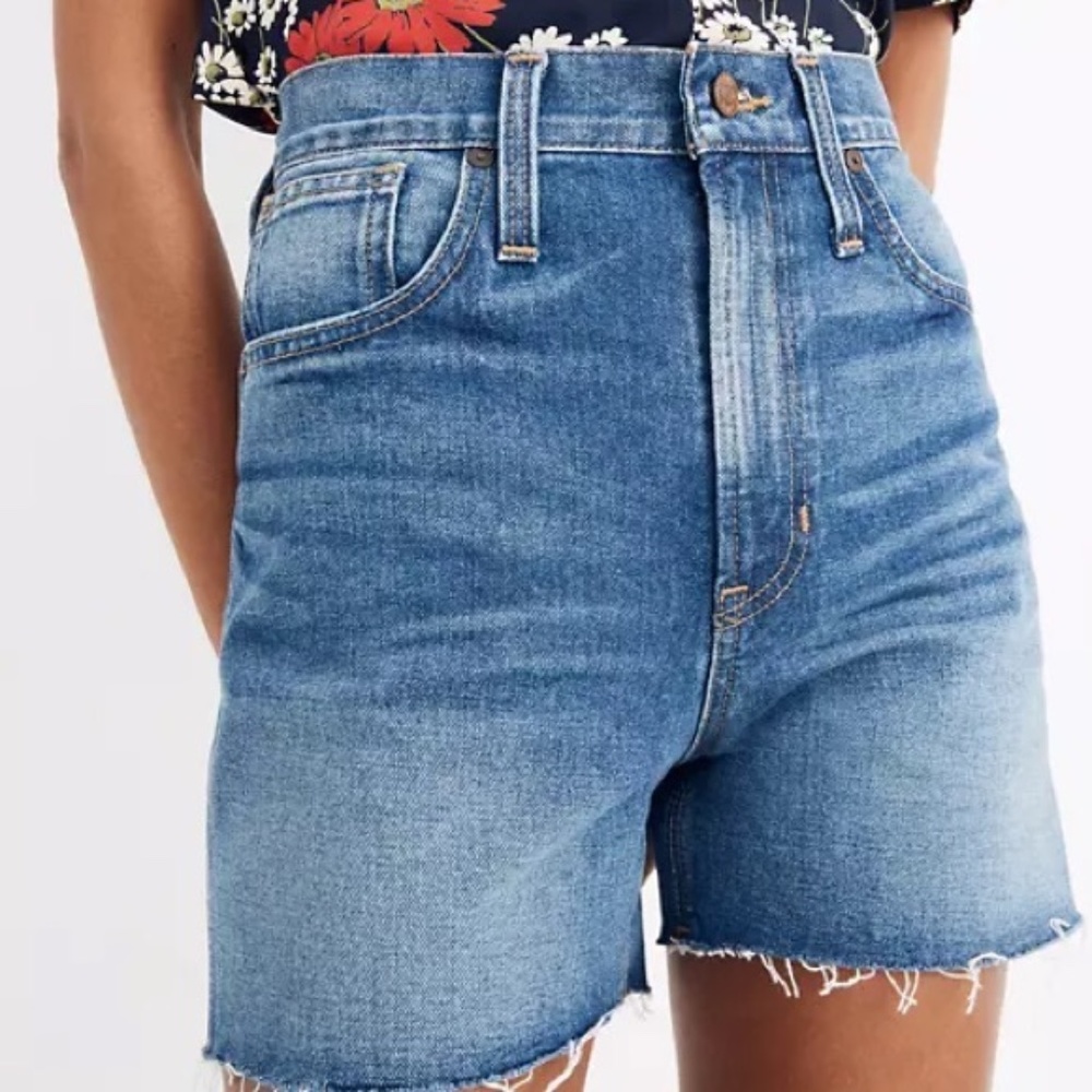 Madewell The Perfect Jean High Rise Short